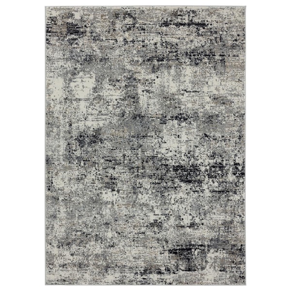 United Weavers Of America Eternity Barcelona Charcoal Accent Rectangle Rug, 1 ft. 11 in. x 3 ft. 4535 10177 24 - main